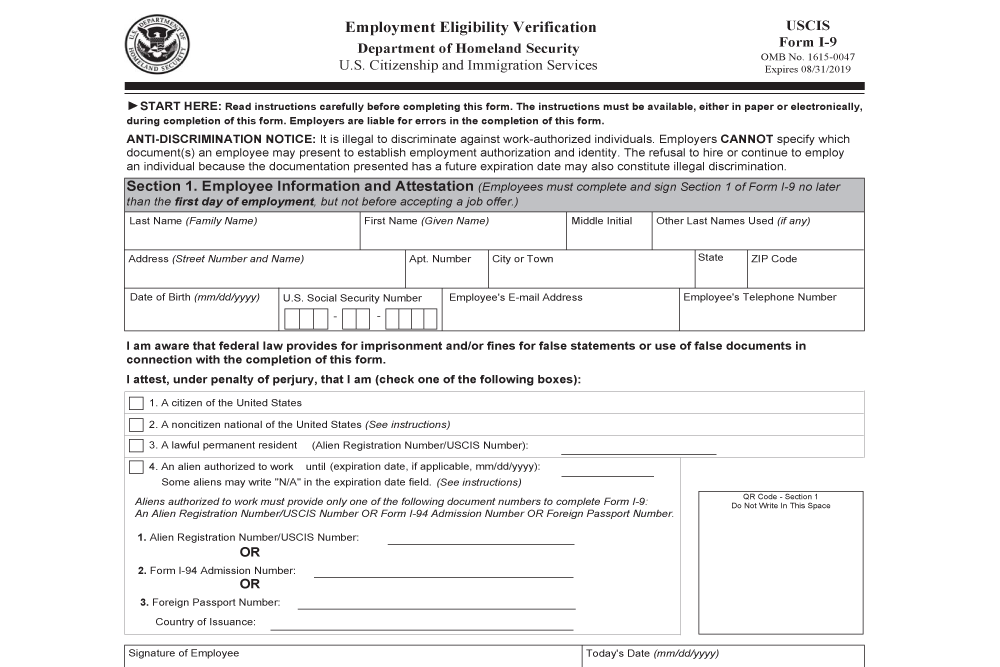 i-9 verification